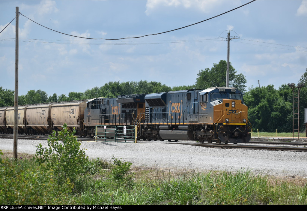 CSX Grain Train at Cargill